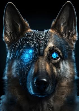 Cyborg Shepherd Dog