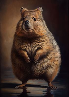 Quokka Oil paint