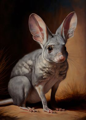 Australian Bilby Oil Paint