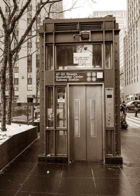 New York City Sepia Photo