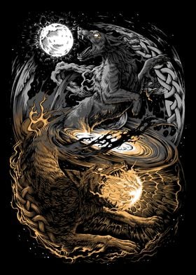 Norse Mythology Wolves