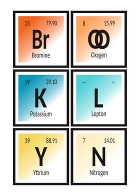 Brooklyn Periodic Table