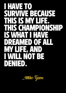 Mike Tyson quote