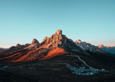 Giau Pass Dolomites Italy