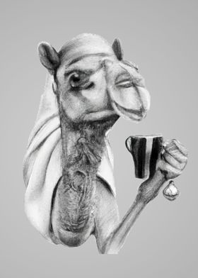 camel with tea