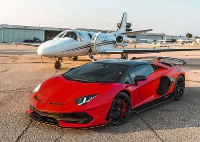 Lamborghini Red