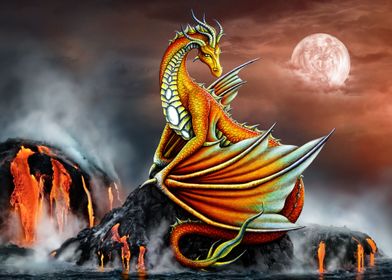 Fire and Water Dragon