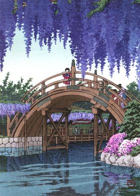 Purple Wisteria Bridge