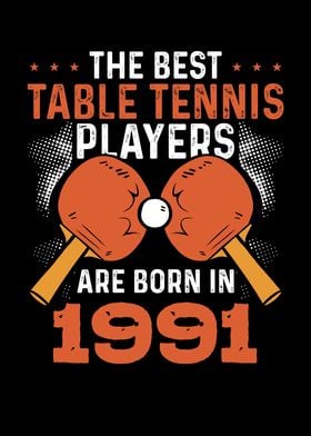 Table tennis player 1991