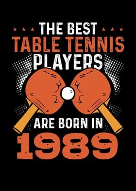 Table tennis player 1989