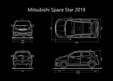Mitsubishi Space Star 2019