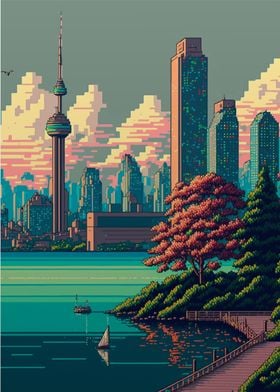 Toronto Pixel art