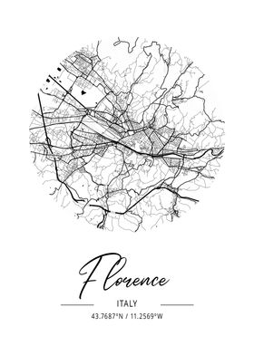 Florence City Map