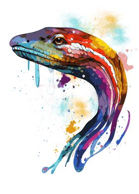 Colorful Eel Painting