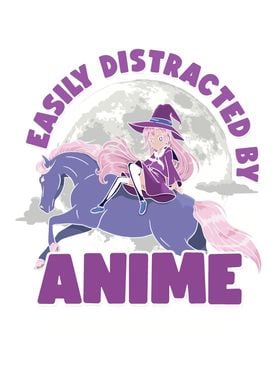 Distracted By Anime witch