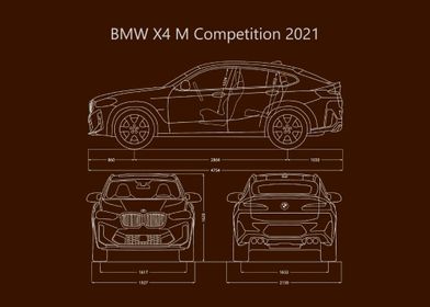 BMW X4 M Competition 2021 