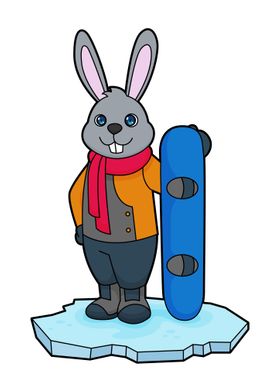 Rabbit Snowboard Sport