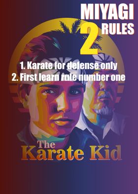 Two Rules Karate Quote