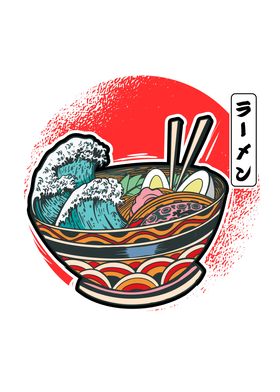 Ramen Bowl Wave Japanese
