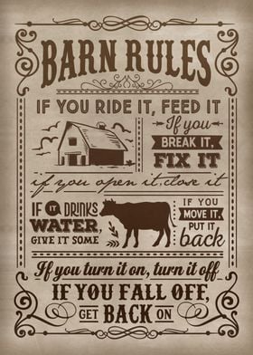 Barn Rules