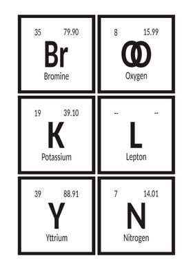 Brooklyn Periodic Table