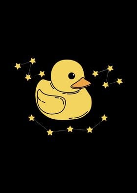 Rubber Ducky In Space