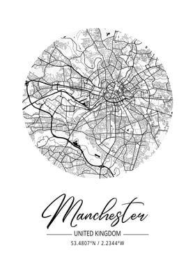 Manchester City Map