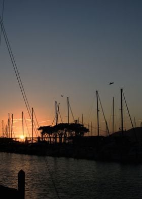 SF Sunset Silhouette