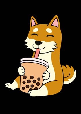 Shiba Inu Bubble Tea 