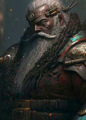 Warrior Santa