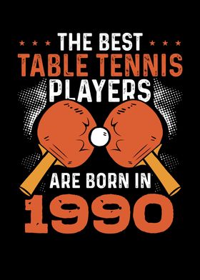 Table tennis player 1990