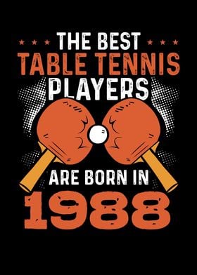 Table tennis player 1988