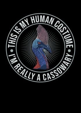 Retro Cassowary Bird