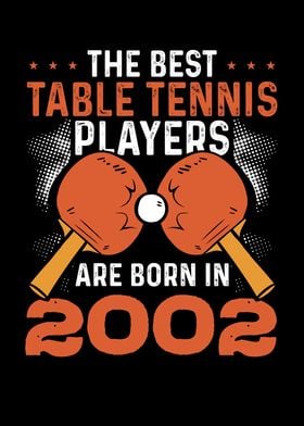 Table tennis player 2002