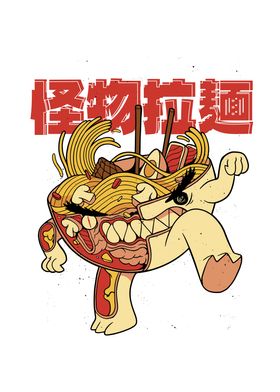 Ramen Bowl Monster japan