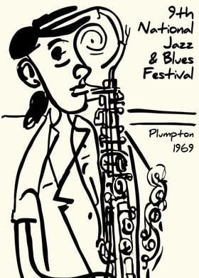 Jazz and Blues Poster