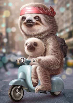 SCOOTER SLOTH