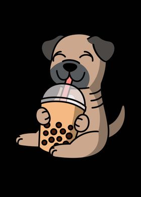 Bullmastiff Bubble Tea 