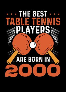 Table tennis player 2000