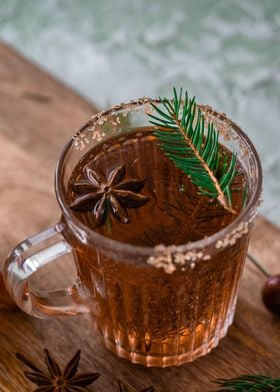 Christmas tea drink