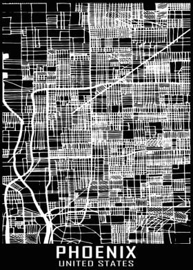 Phoenix USA City Map