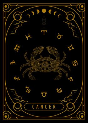 Zodiac Card Cancer