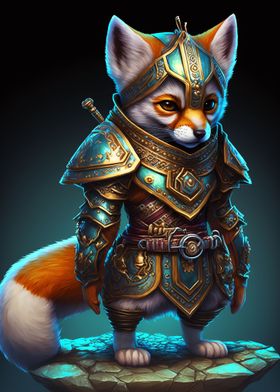 Cute Fox Warrior