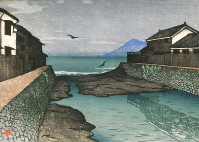 Ukiyo e Obama Hori River