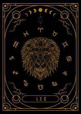 Zodiac Card Leo