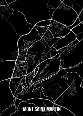 Mont Saint Martin Dark Map