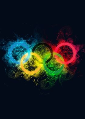 olympic games logo smoky