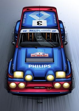 Renault 5 Maxi Turbo Art