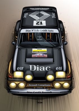 Renault 5 Maxi Turbo Art