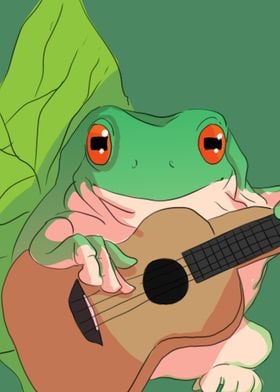 singing frog